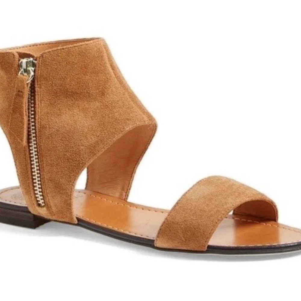 Vince Camuto Myzer Suede Ankle Cuff Sandal S 8.5